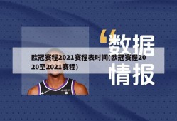 欧冠赛程2021赛程表时间(欧冠赛程2020至2021赛程)