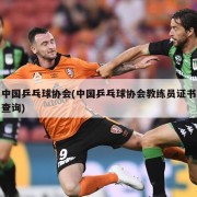 中国乒乓球协会(中国乒乓球协会教练员证书查询)