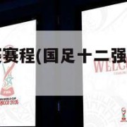 国足十二强赛赛程(国足十二强赛赛程对阵表)