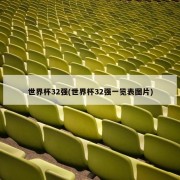 世界杯32强(世界杯32强一览表图片)