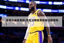 贝克汉姆世界杯(贝克汉姆世界杯拿过冠军吗)