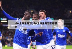 cba全明星阵容(cba全明星阵容公布最新)