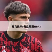 麦克戴斯(麦克戴斯NBA)