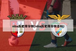 nba历史得分榜(nba历史得分榜百科)