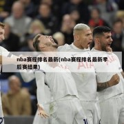 nba赛程排名最新(nba赛程排名最新季后赛结果)