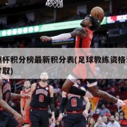 欧洲杯积分榜最新积分表(足球教练资格证怎么考取)