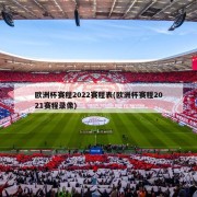 欧洲杯赛程2022赛程表(欧洲杯赛程2021赛程录像)