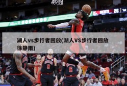 湖人vs步行者回放(湖人VS步行者回放 徐静雨)