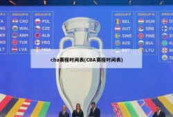 cba赛程时间表(CBA赛程时间表)