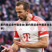 里约奥运会中国首金(里约奥运会中国首金名单)
