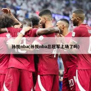 孙悦nba(孙悦nba总冠军上场了吗)