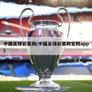 中国足球彩票网(中国足球彩票网官网app)