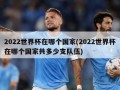 2022世界杯在哪个国家(2022世界杯在哪个国家共多少支队伍)