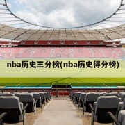 nba历史三分榜(nba历史得分榜)