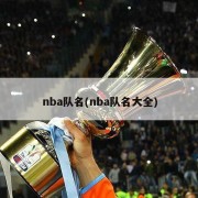 nba队名(nba队名大全)