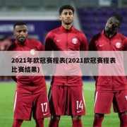 2021年欧冠赛程表(2021欧冠赛程表比赛结果)