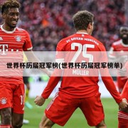 世界杯历届冠军榜(世界杯历届冠军榜单)