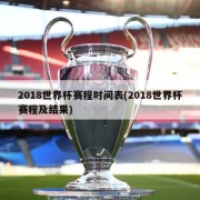 2018世界杯赛程时间表(2018世界杯赛程及结果)