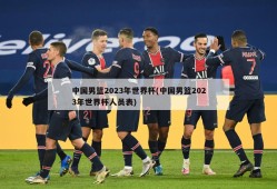 中国男篮2023年世界杯(中国男篮2023年世界杯人员表)