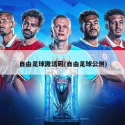 自由足球激活码(自由足球公测)