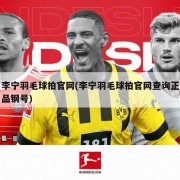 李宁羽毛球拍官网(李宁羽毛球拍官网查询正品钢号)