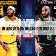 奥运知识竞赛(奥运知识竞赛队名)