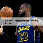 世界杯2018赛程表(世界杯2018赛程表比分)