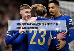 实况足球2013中超(实况足球2013中超怎么踢欧洲杯的)