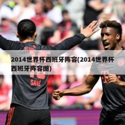 2014世界杯西班牙阵容(2014世界杯西班牙阵容图)