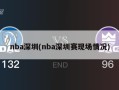 nba深圳(nba深圳赛现场情况)