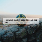 足球越位是什么意思(足球越位是什么意思图解)