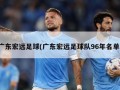 广东宏远足球(广东宏远足球队96年名单)