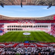 山东体育频道在线直播观看(山东体育频道在线直播观看回放)