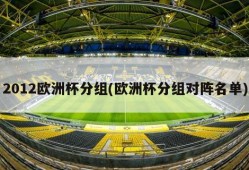 2012欧洲杯分组(欧洲杯分组对阵名单)