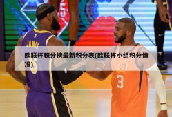欧联杯积分榜最新积分表(欧联杯小组积分情况)