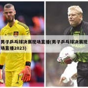 男子乒乓球决赛现场直播(男子乒乓球决赛现场直播2023)