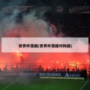 世界杯德国(世界杯德国对韩国)