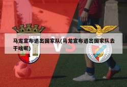 马龙宣布退出国家队(马龙宣布退出国家队去干啥呢)
